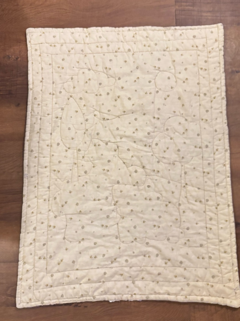 Winnie the Pooh Characters Plush Baby Blanket - Cream, Tan, Blue, Pink, Red - Picture 3 of 6